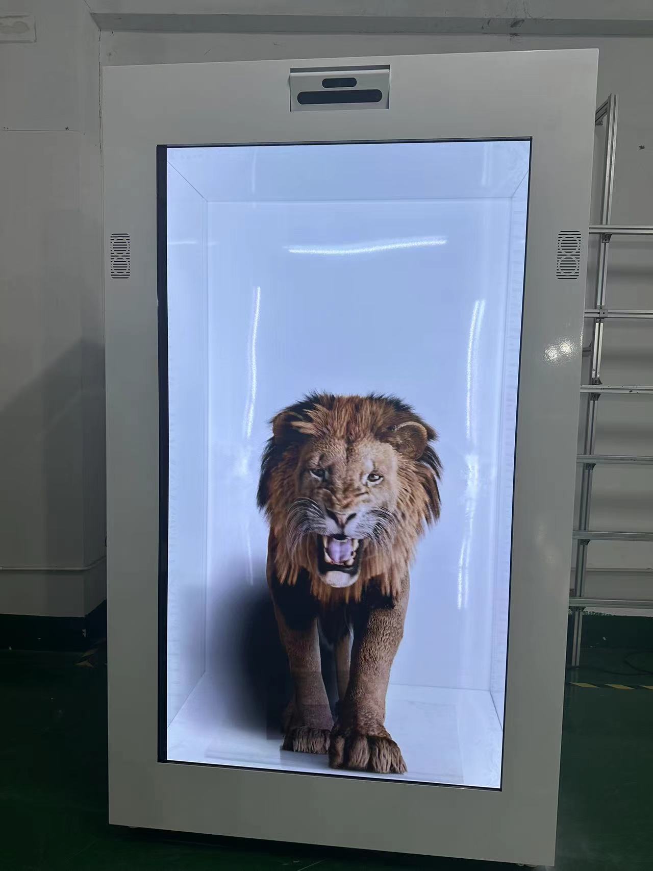 ny tilpasset enorm gjennomsiktig lcd-kabin
