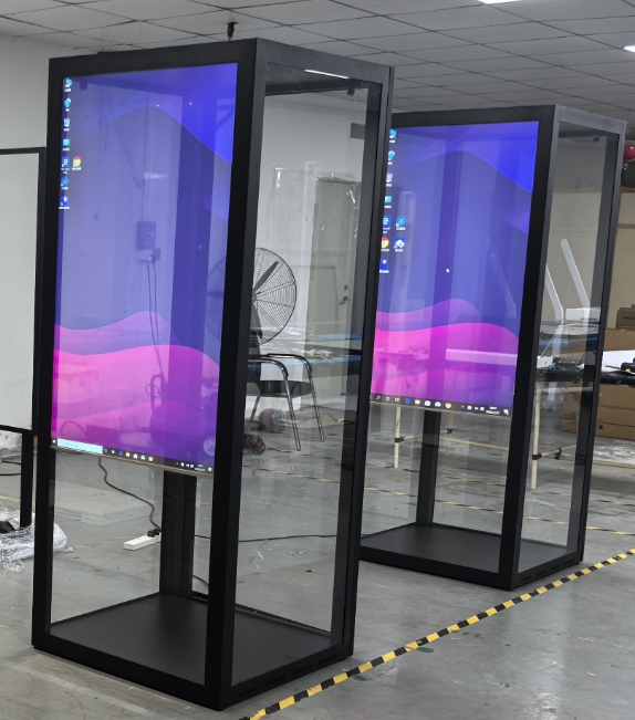 55 tommers Touch Transparent OLED -skjermvisningsutstilling